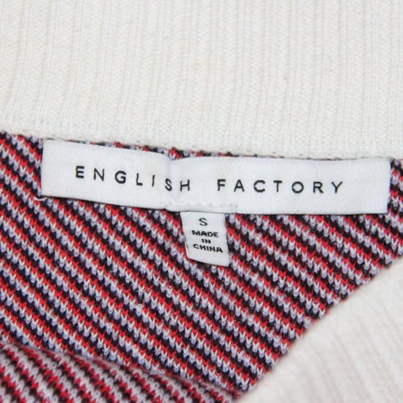 English Factory Geometric Slimfit Knit Skirt sz S - Picture 6 of 7